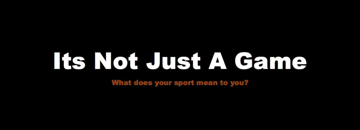 Its Not Just A Game